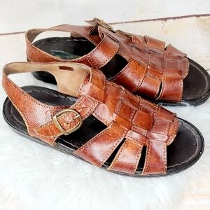 Mens Brook Hollow huarache strappy sandals sz 10